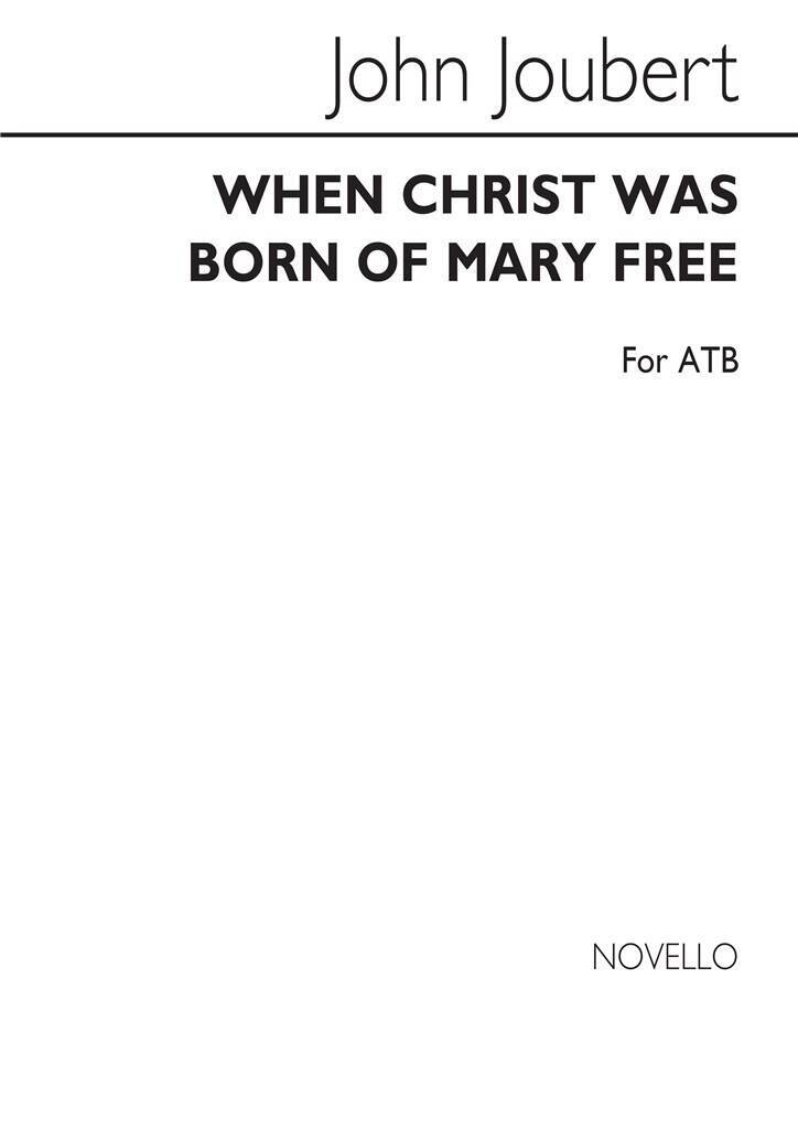 Knjiga JOHN JOUBERT: WHEN CHRIST WAS BORN (ATB) CHANT JOUBERT