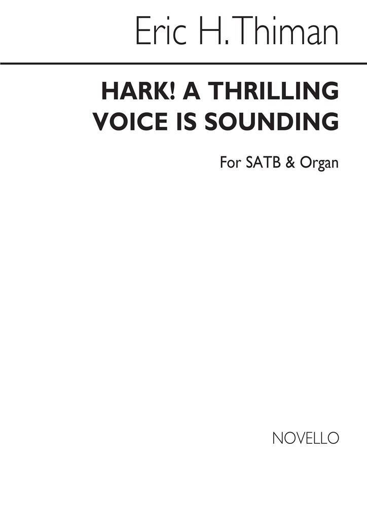Libro THIMAN, E HARK A THRILLING VOICE IS SOUNDING SATB CHANT THIMAN
