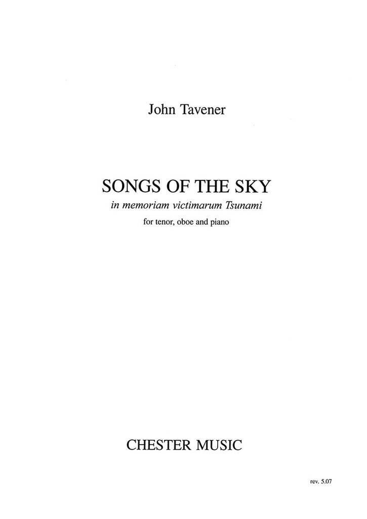 Book JOHN TAVENER: SONGS OF THE SKY TAVENER