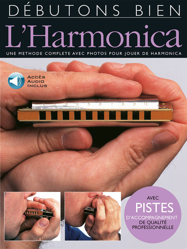 Kniha DEBUTONS BIEN: L'HARMONICA +CD 