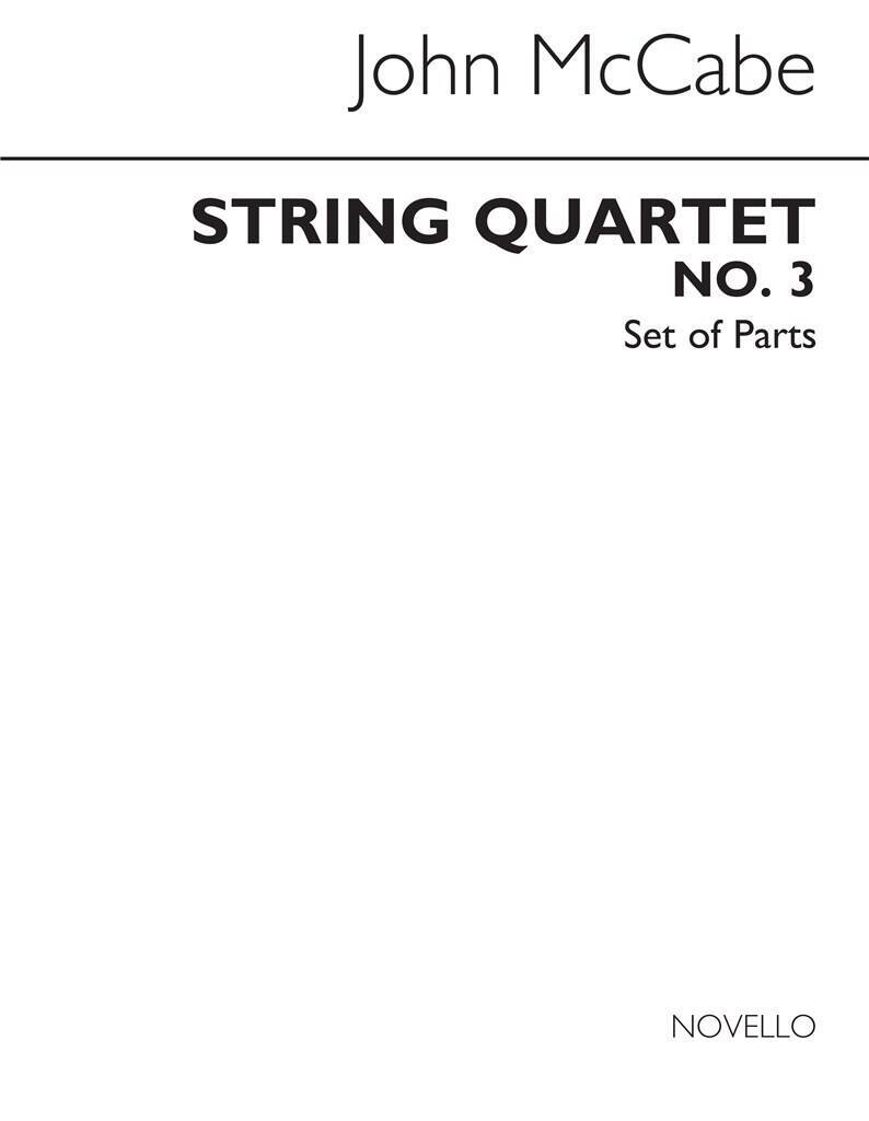 Kniha MCCABE: STRING QUARTET NO.3 (PARTS) MCCABE