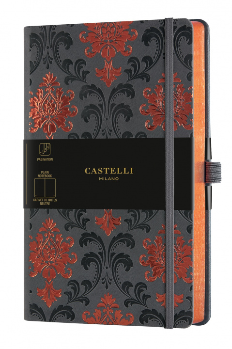 Kniha Carnet C&G grand format uni baroque copper CASTELLI