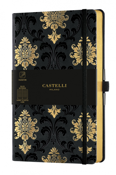 Naptár/Határidőnapló Carnet C&G grand format ligne baroque gold CASTELLI