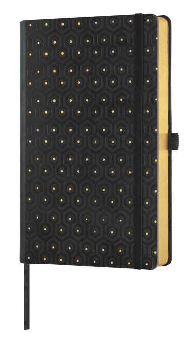 Kniha Carnet C&G grand format ligne honeycomb gold CASTELLI
