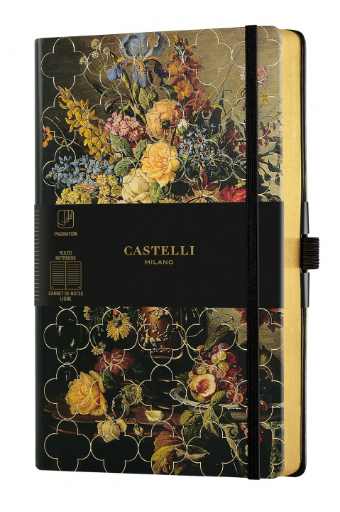 Calendar/Diary CARNET VINTAGE FLORAL GRAND FORMAT LIGNE ROSE CASTELLI