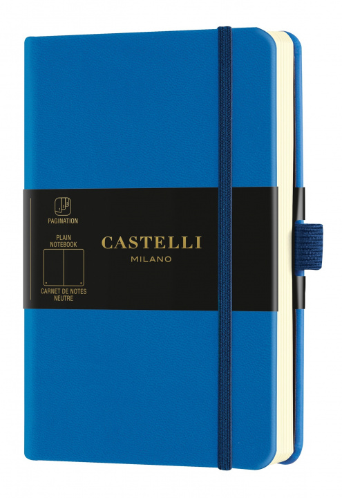 Kniha CARNET AQUARELA POCHE UNI BLEU ROI CASTELLI