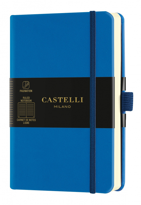 Knjiga Carnet Aquarela très grand format ligné bleu roi 