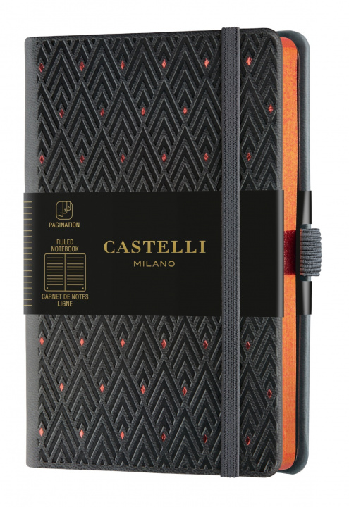 Könyv Carnet C&G poche ligné diamant copper CASTELLI