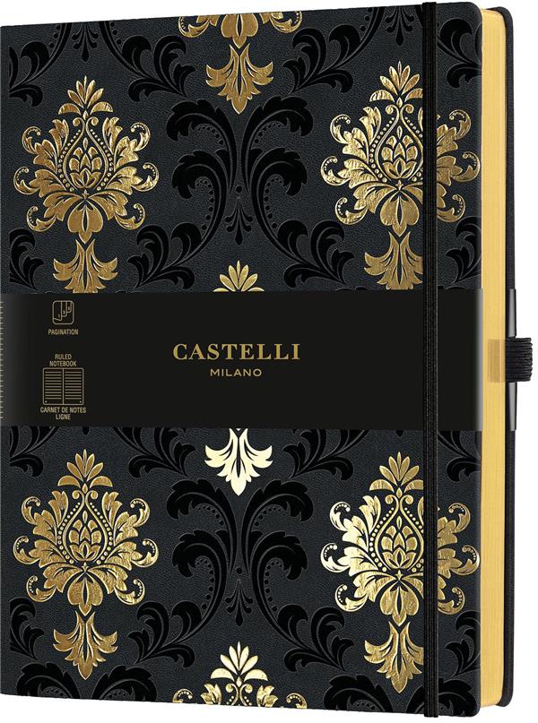 Książka Carnet C&G très grand format ligne baroque gold CASTELLI