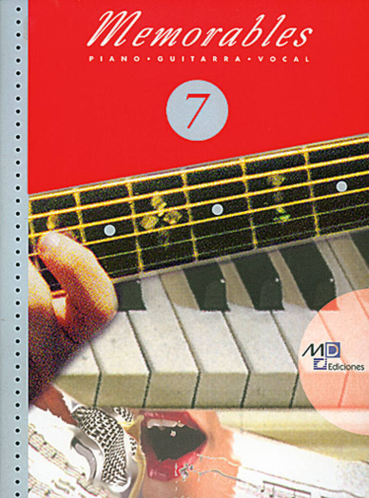 Knjiga MEMORABLES 7 PIANO, VOIX, GUITARE 