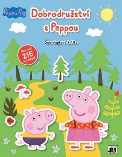 Könyv Samolepková knížka Dobrodružství s Peppou 