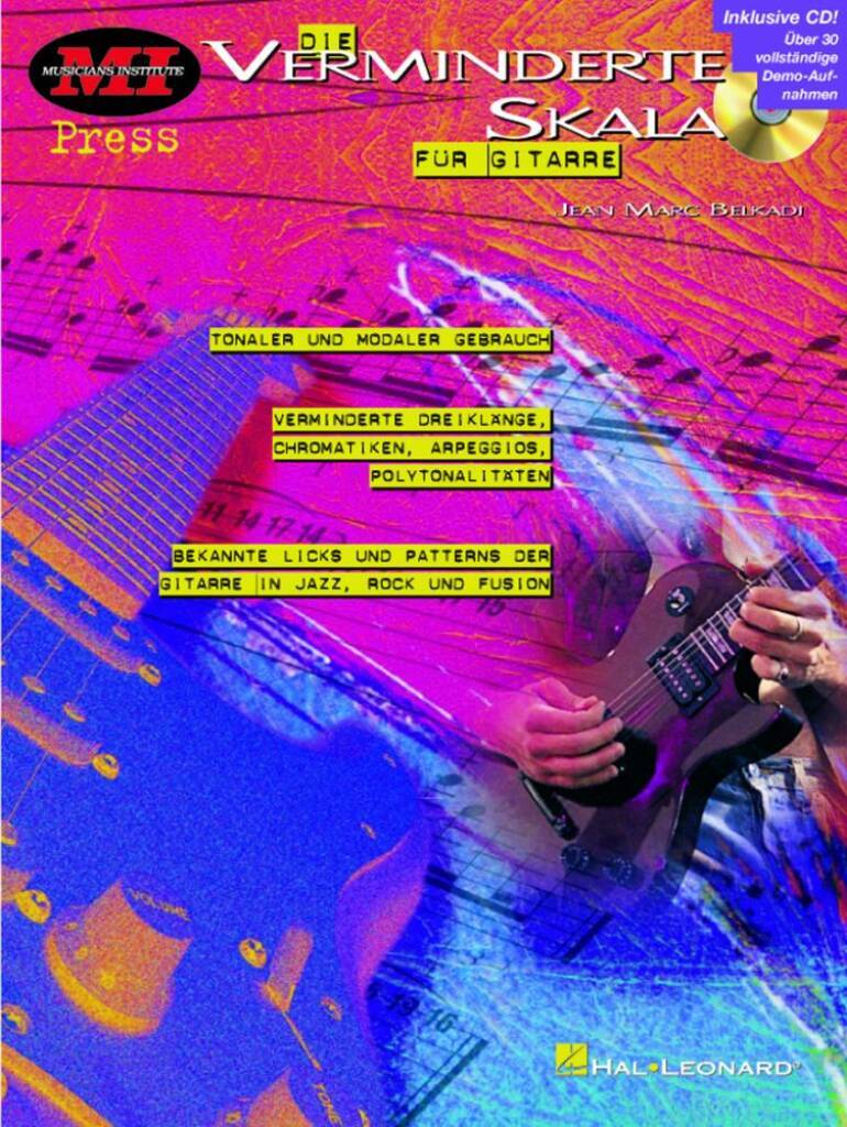 Knjiga DIE VERMINDERTE SKALA FUR GITARRE GUITARE +CD JEAN MARC BELKADI