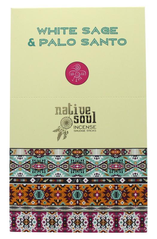 Joc / Jucărie Encens Green Tree Native Soul Sauge Blanche & Palo Santo - 15 grs 