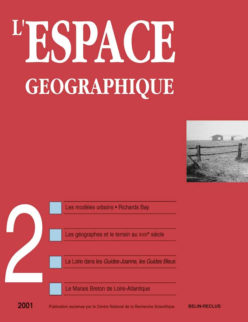 Knjiga L'espace géographique - N°2 Brunet