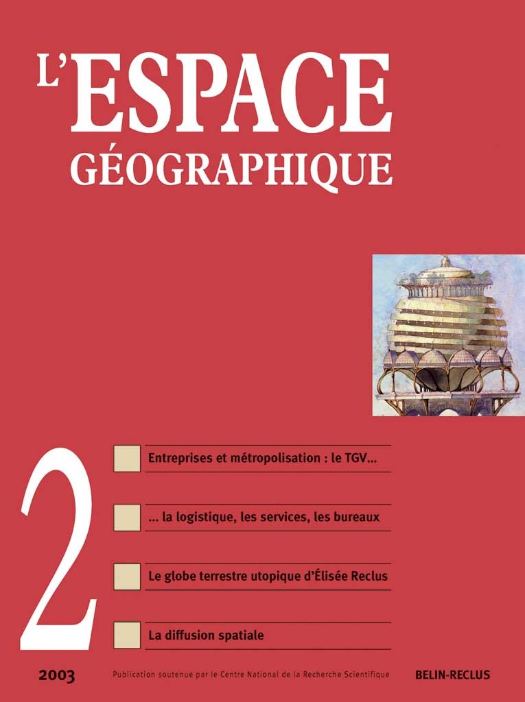 Carte L'espace géographique -  N°2 Brunet