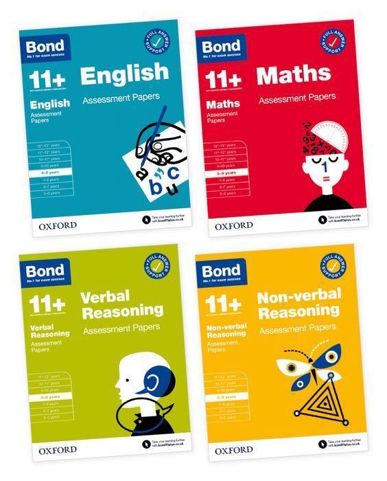 Book Bond 11+: Bond 11+ English, Maths, Non-verbal Reasoning, Verbal Reasoning Assessment Papers 8-9 years Bundle 