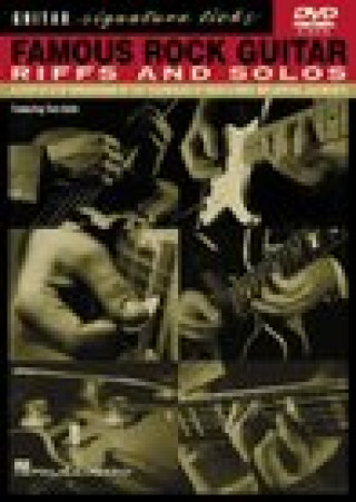 Kniha FAMOUS ROCK GUITAR RIFFS AND SOLOS  (DVD) (DVD) TOM KOLB