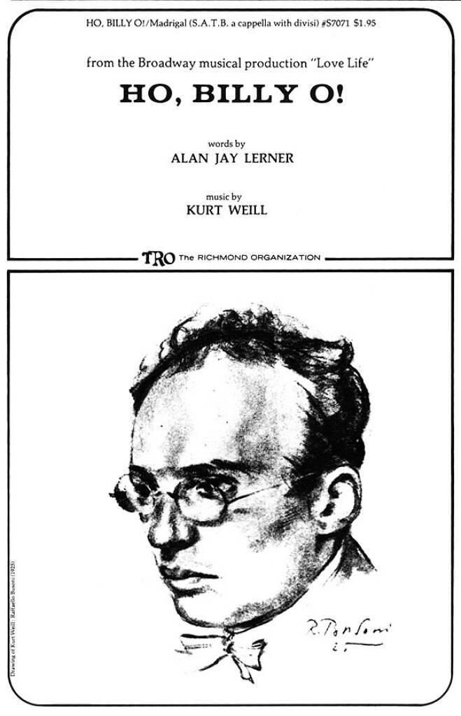 Buch HO, BILLY O! CHANT ALAN JAY LERNER_KURT