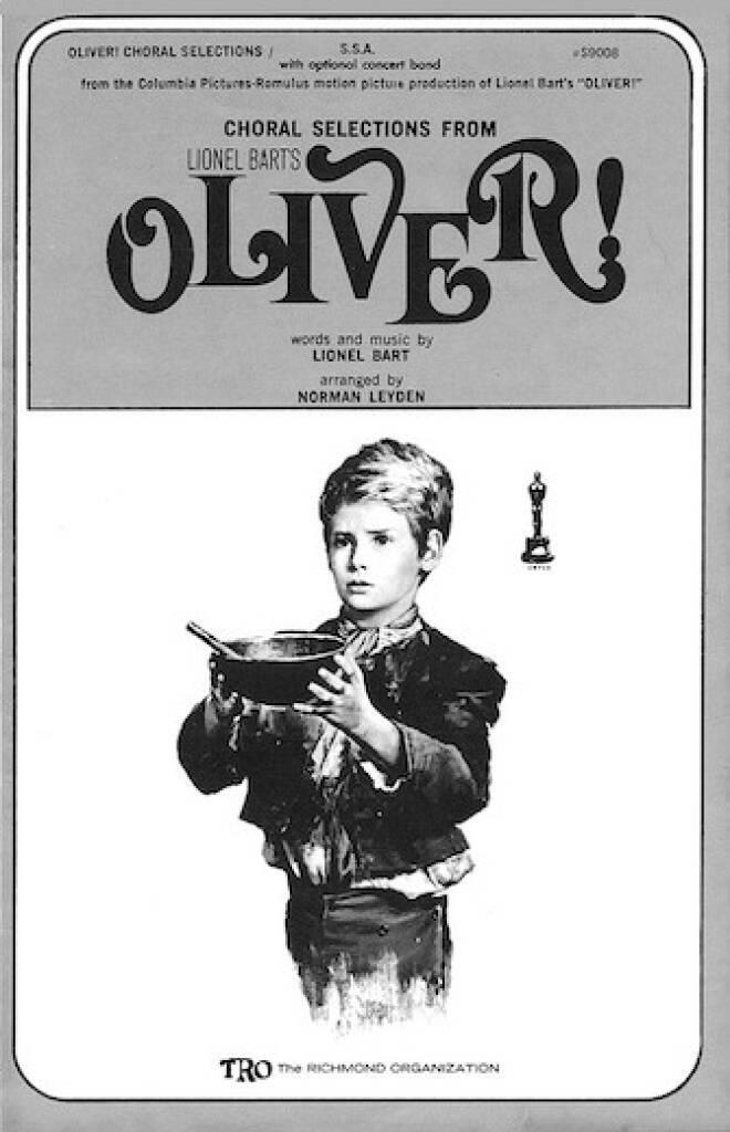 Kniha OLIVER! CHORAL SELECTIONS CHANT LIONEL BART