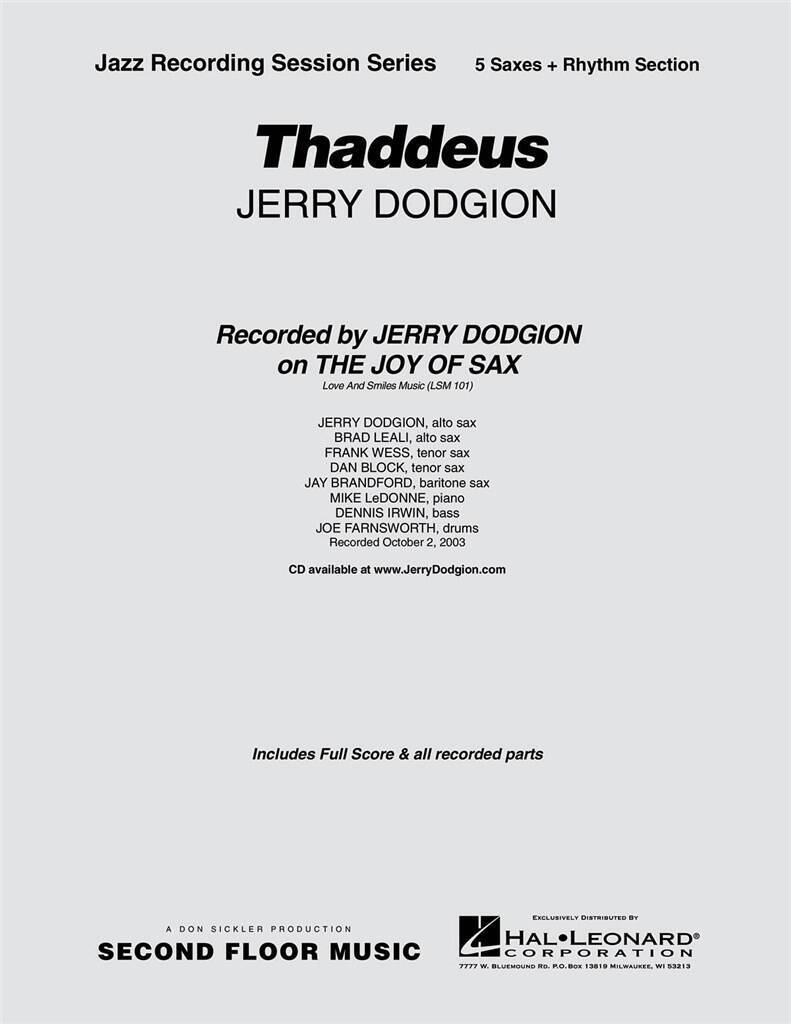 Knjiga THADDEUS JERRY DODGION