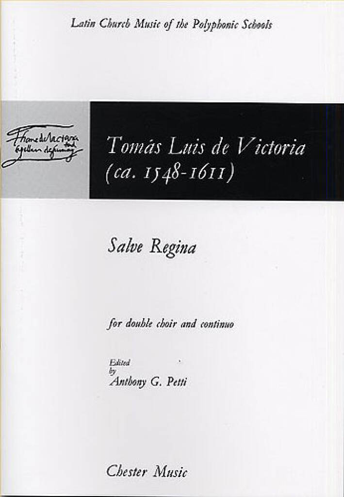 Buch VICTORIA: SALVE REGINA CHANT VICTORIA