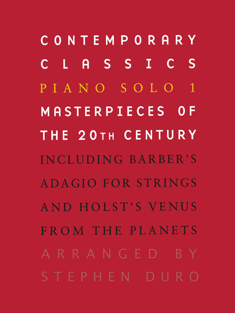 Książka CONTEMPORARY CLASSICS: PIANO SOLO 1 PIANO 