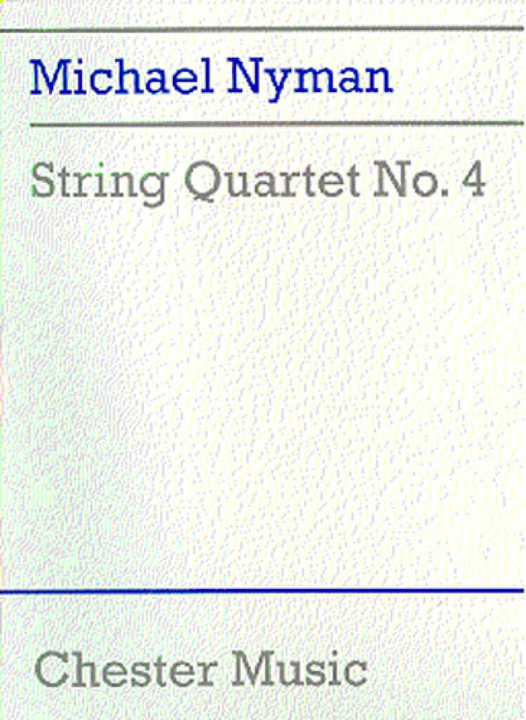 Kniha MICHAEL NYMAN: STRING QUARTET NO. 4 (SCORE) NYMAN
