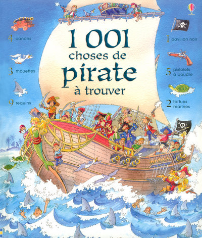 Kniha 1001 CHOSES DE PIRATE A TROUVER Rob Lloyd Jones