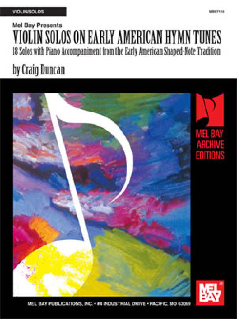 Kniha VIOLIN SOLOS ON EARLY AMERICAN HYMN TUNES DUNCAN