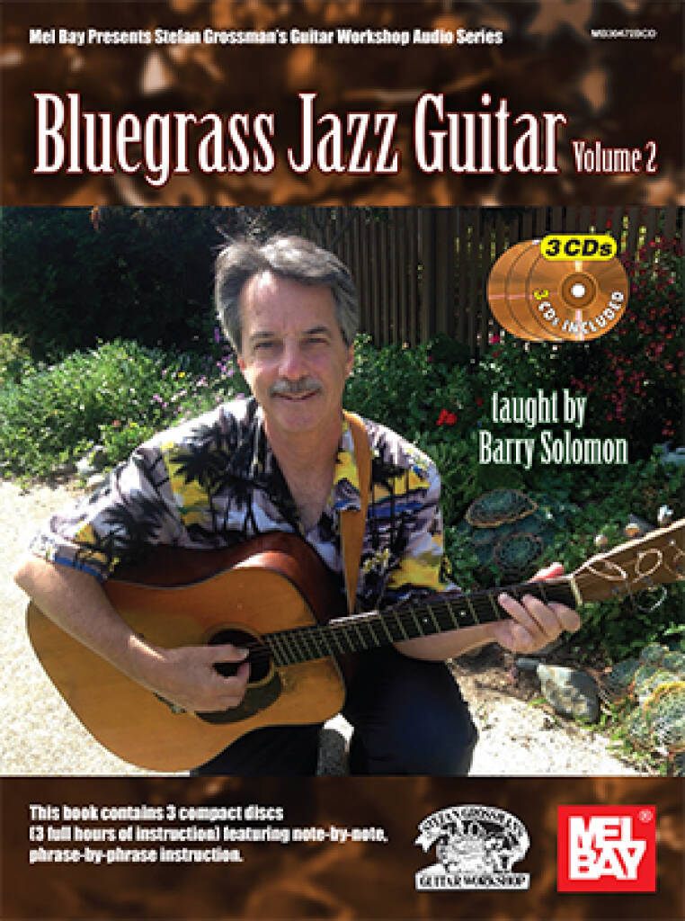Knjiga BARRY SOLOMON: BLUEGRASS JAZZ GUITAR - VOLUME 2 (BOOK/3 CDS) +CD 