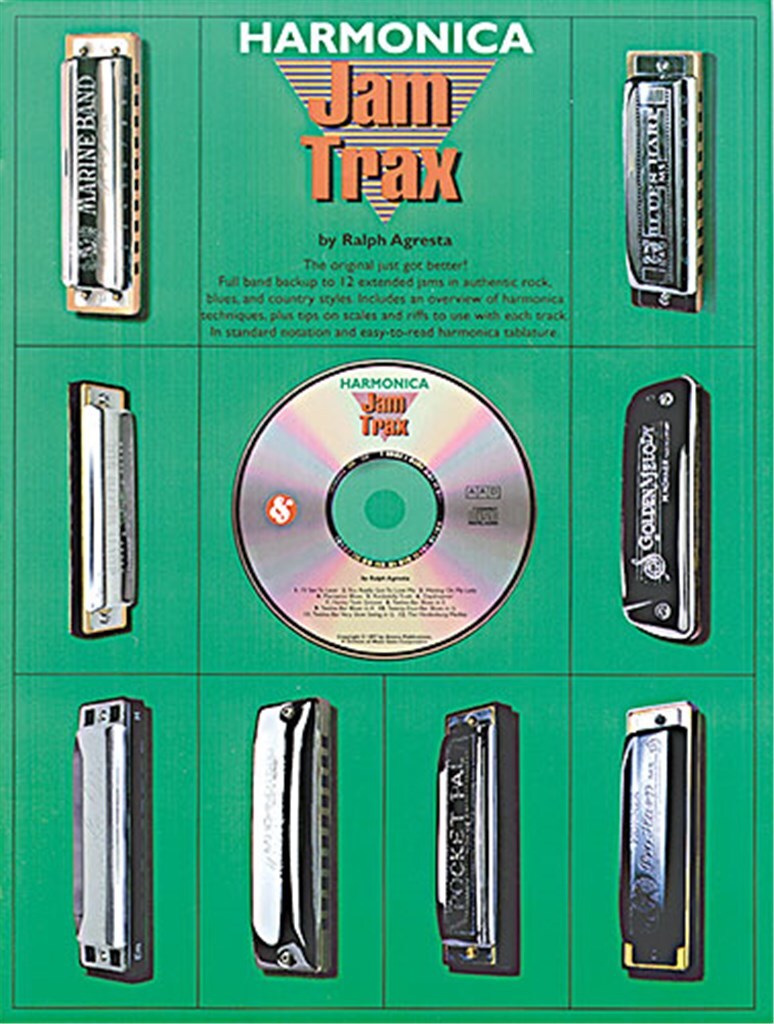 Knjiga JAM TRAX: HARMONICA +CD AGRESTA
