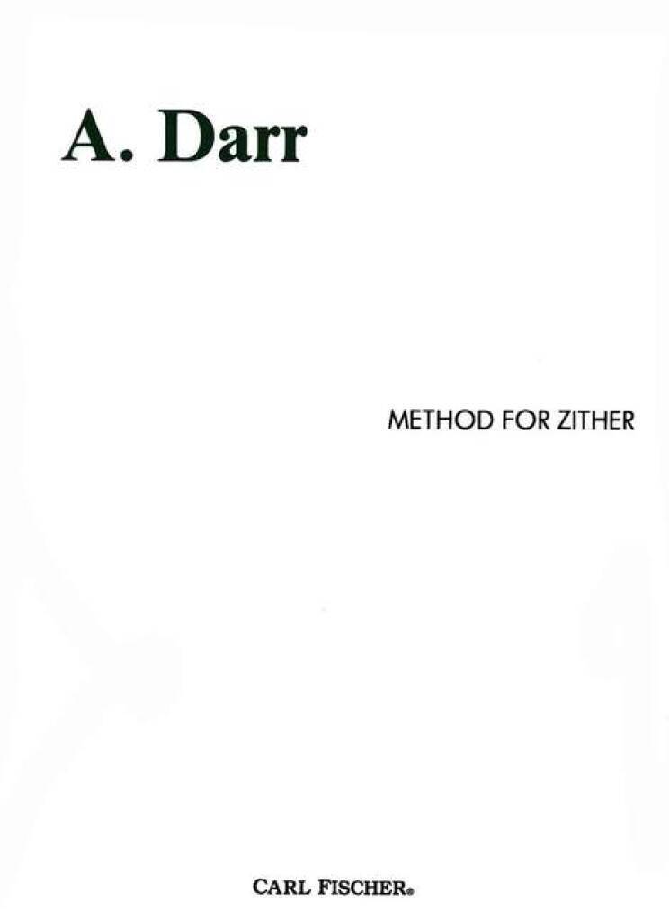Knjiga METHOD FOR ZITHER A. DARR