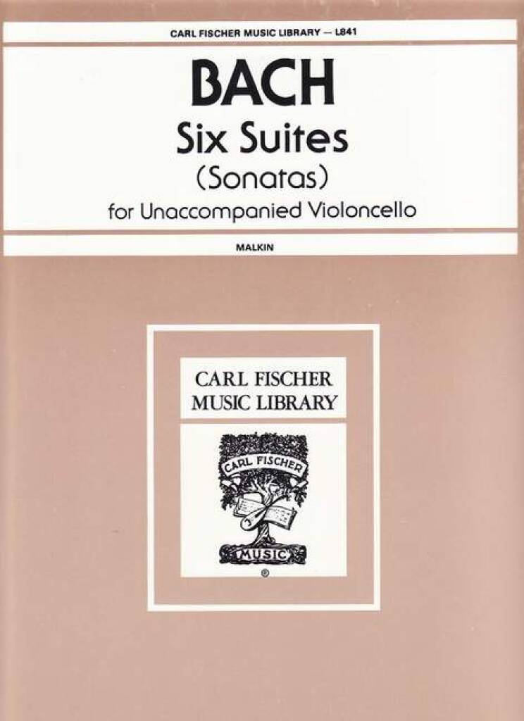 Knjiga SIX SUITES VIOLONCELLE JOHANN SEBASTIAN BAC