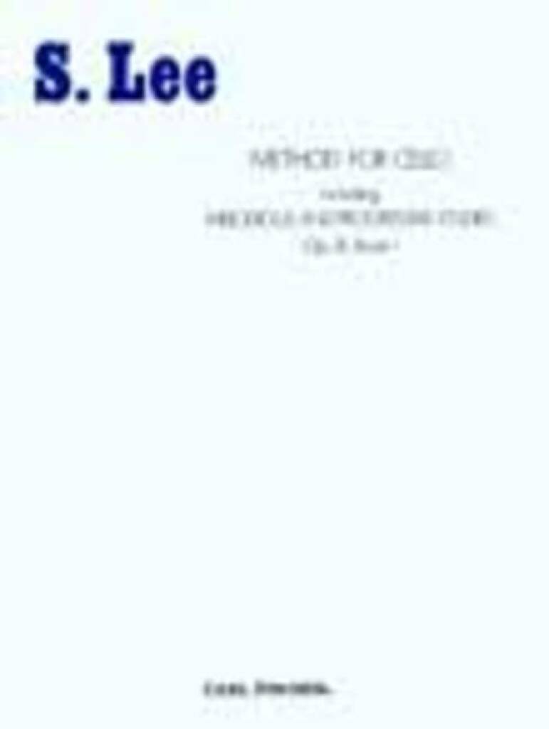 Book METHOD FOR CELLO VIOLONCELLE S. LEE