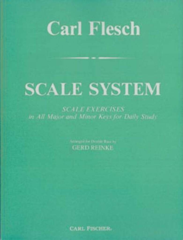 Book SCALE SYSTEM CONTREBASSE CARL FLESCH