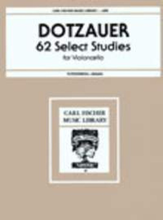 Kniha 62 SELECT STUDIES VIOLONCELLE FRIEDRICH DOTZAUER