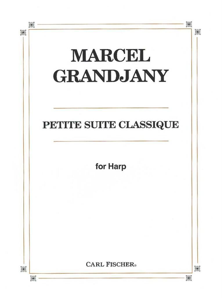 Knjiga PETITE SUITE CLASSIQUE HARPE MARCEL GRANDJANY
