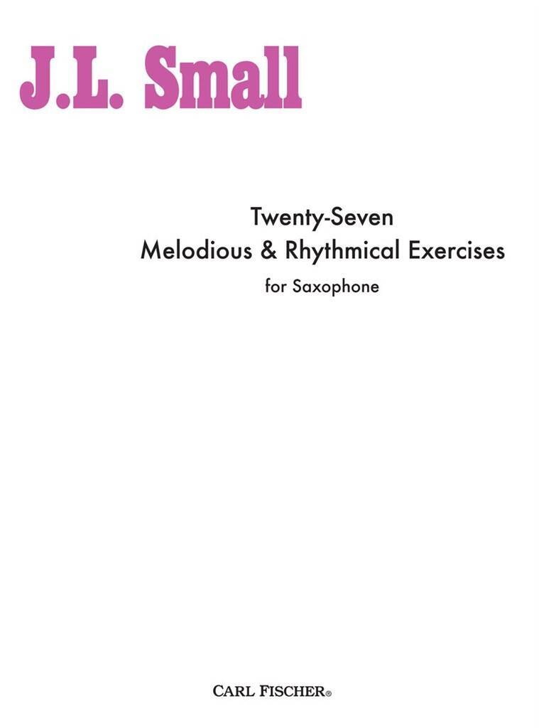 Libro MELODIOUS & RHYTMICAL EXERCISES J.L. SMALL