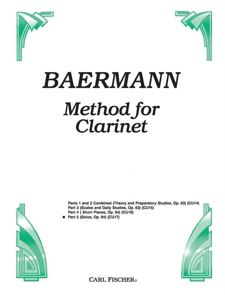 Knjiga COMPLETE METHOD 5 OP.64 CLARINETTE HARRY BETTONEY_CARL