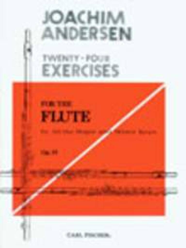 Knjiga TWENTY-FOUR EXERCISES FLUTE TRAVERSIERE JOACHIM ANDERSEN