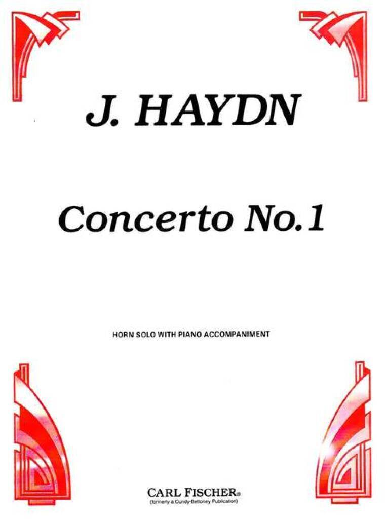 Book CONCERTO NO. 1 COR-LIVRE +PARTITION FRANZ JOSEPH HAYDN