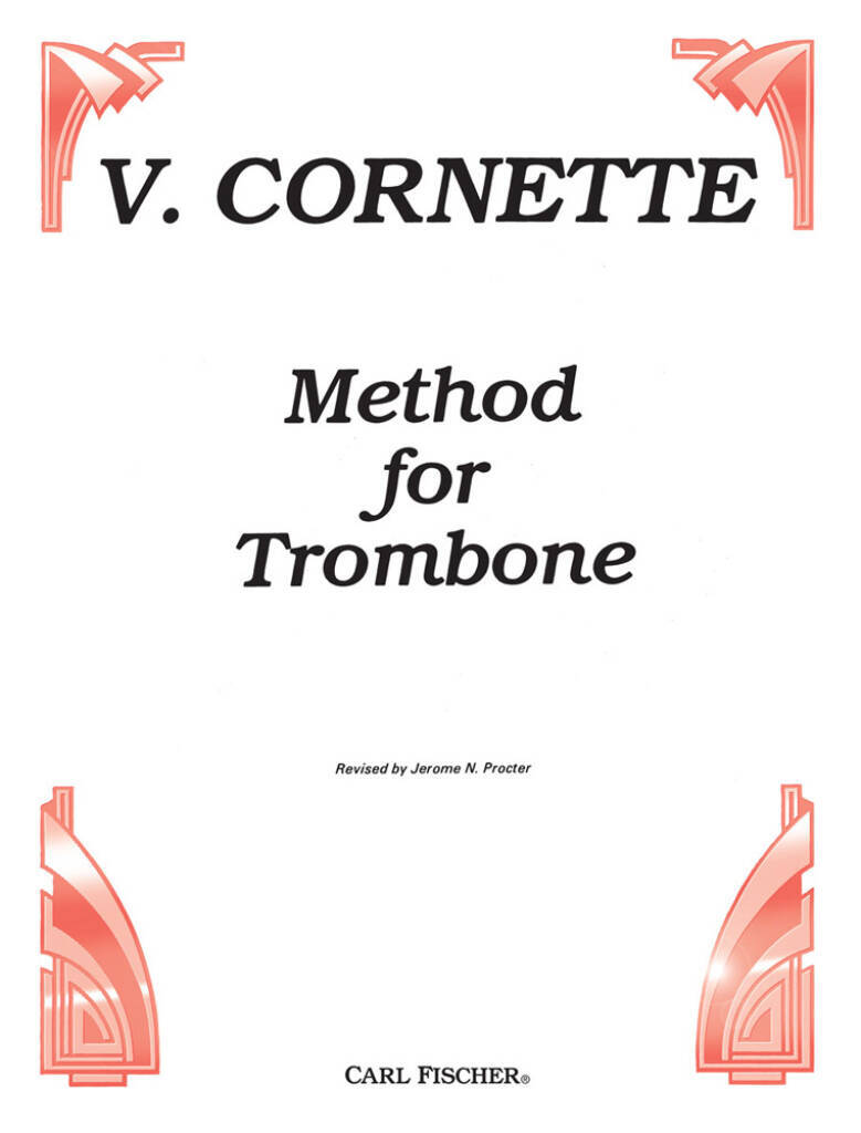 Knjiga METHOD FOR TROMBONE TROMBONE V. CORNETTE