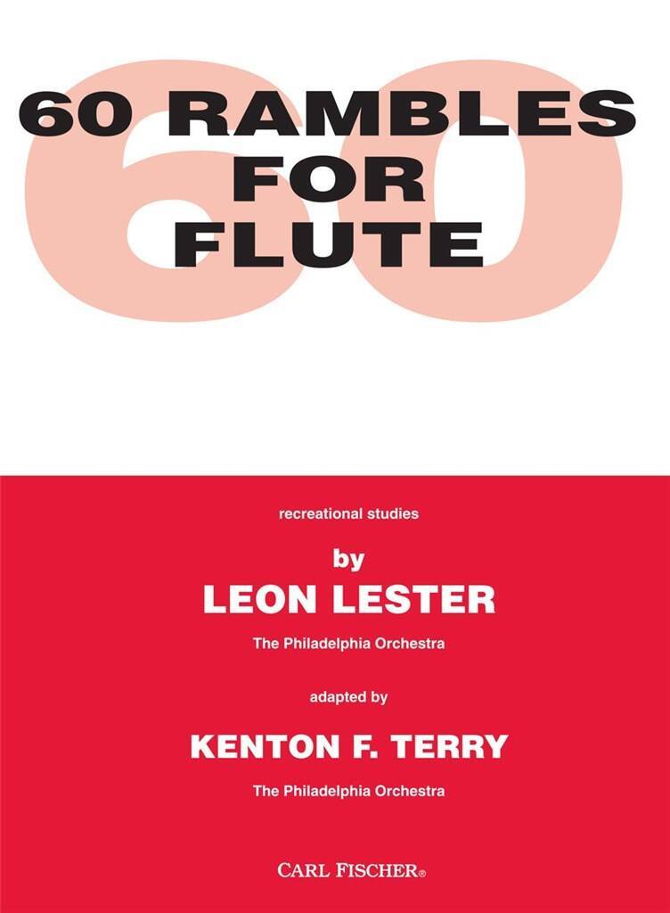 Knjiga RAMBLES(60) FLUTE TRAVERSIERE LEON LESTER