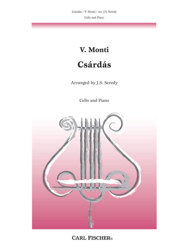 Livro CSARDAS VIOLONCELLE-LIVRE +PARTITION VITTORIO MONTI