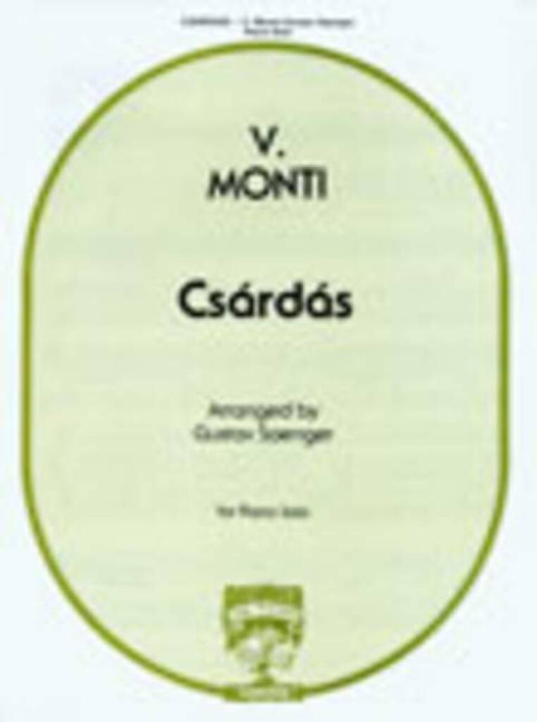 Boek CSARDAS PIANO VITTORIO MONTI