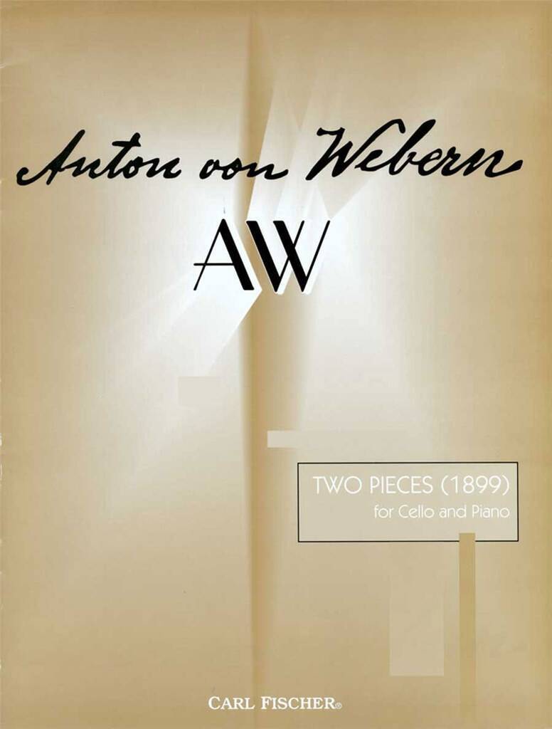 Книга TWO PIECES (1899) VIOLONCELLE ANTON WEBERN