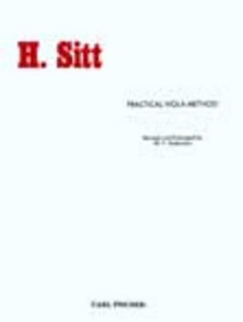 Livro PRACTICAL VIOLA METHOD ALTO HANS SITT