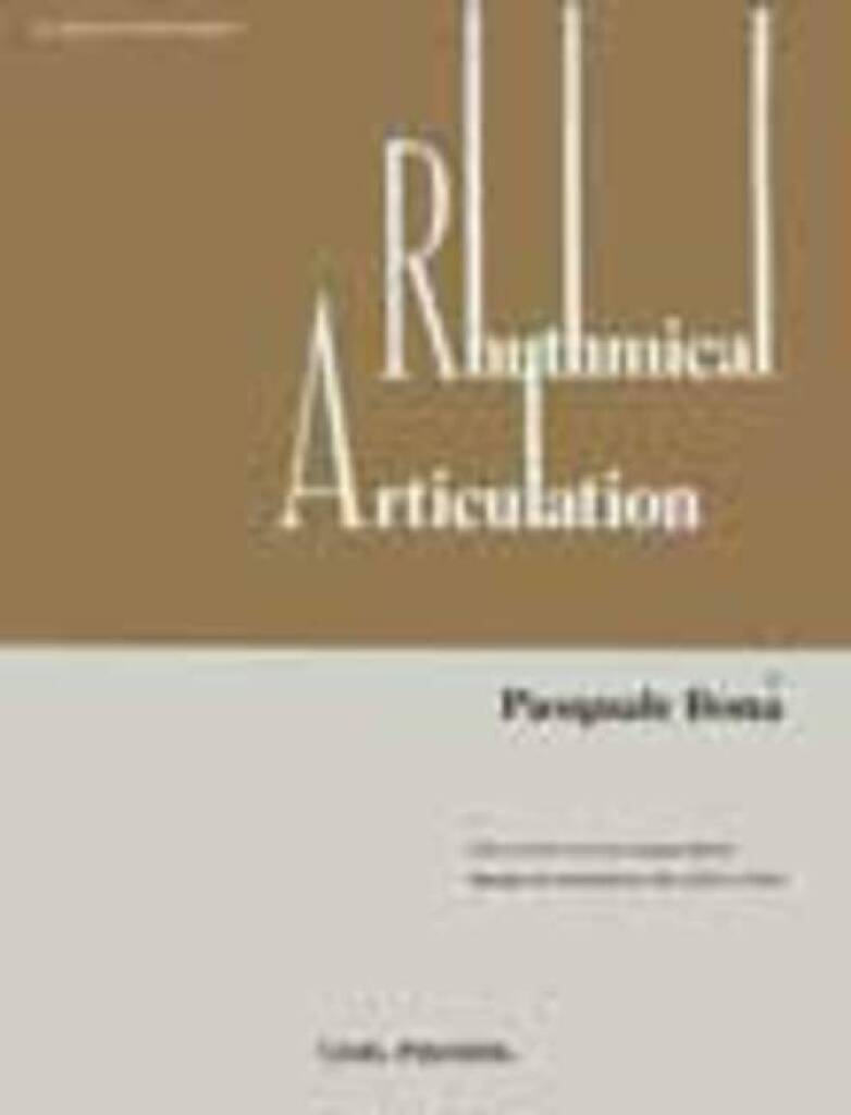 Knjiga RHYTHMICAL ARTICULATION PASQUALE BONA