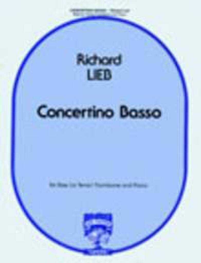 Knjiga CONCERTINO BASSO TROMBONE RICHARD LIEB