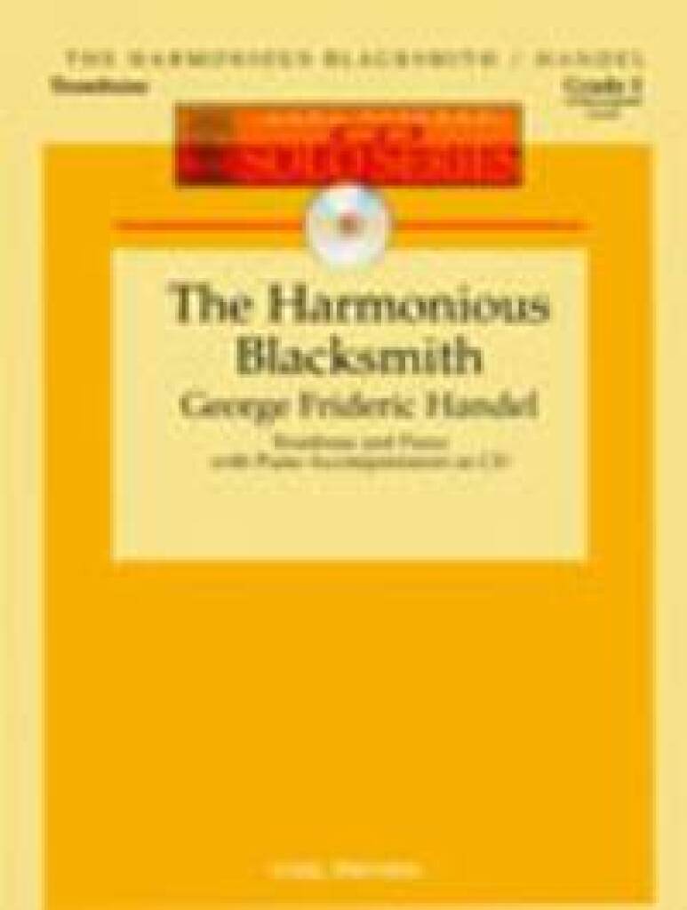 Knjiga THE HARMONIOUS BLACKSMITH TROMBONE +CD GEORG FRIEDRICH HAND
